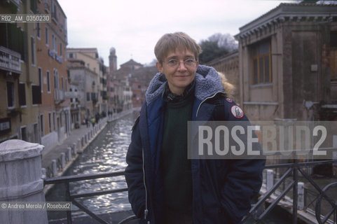 Venice 10/03/2000. Susanna Tamaro, italian writer. ©Andrea Merola/Rosebud2