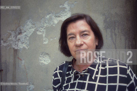 Venice 08/06/1997. Christa Wolf, german writer. ©Andrea Merola/Rosebud2