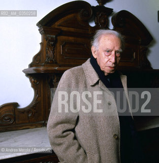 Venice 14/12/1998. Mario Luzi, italian poet. ©Andrea Merola/Rosebud2