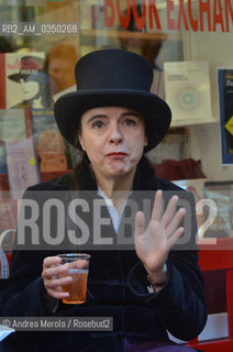 Venice 13 april 2013. Amélie Nothomb, french writer. ©Andrea Merola/Rosebud2