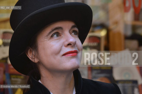 Venice 13 april 2013. Amélie Nothomb, french writer. ©Andrea Merola/Rosebud2