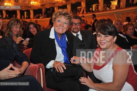 Venice 01 september 2012. L-R: Dacia Maraini and Michela Murgia, italian writers. ©Andrea Merola/Rosebud2