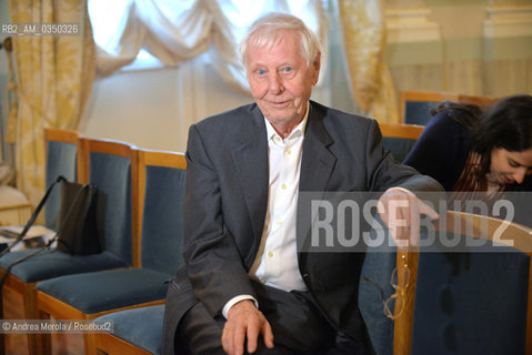 Venice 14 april 2016. Hans Magnus Enzensberger, german writer, poet, editor. ©Andrea Merola/Rosebud2