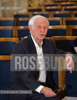 Venice 14 april 2016. Hans Magnus Enzensberger, german writer, poet, editor. ©Andrea Merola/Rosebud2