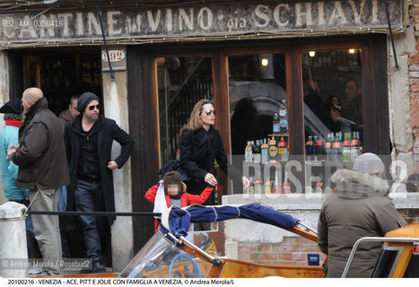 20100216 - VENEZIA - ACE. PITT E JOLIE CON FAMIGLIA A VENEZIA. ©Andrea Merola/Rosebud2