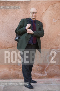 Giuseppe Laterza, presidente Editori Laterza, posa durante una pausa del XXXIV Seminario di Perfezionamento della UEM, Scuola per Librai di Umberto e Elisabetta Mauri, alla Fondazione Giorgio Cini in Venezia, 27 febbraio 2017. ©Andrea Merola/Rosebud2