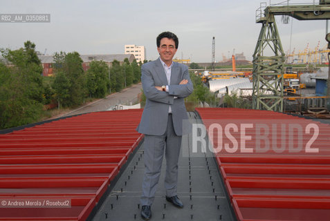 Santiago Calatrava, architetto, a Venezia per presentare il suo ponte sul Canal Grande, Venezia 9 maggio 2007..Spanish architect Santiago Calatrava in Venice to present his bridge crossing Grand Canal, may 09 2007. ©Andrea Merola/Rosebud2