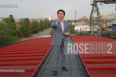 Santiago Calatrava, architetto, a Venezia per presentare il suo ponte sul Canal Grande, Venezia 9 maggio 2007..Spanish architect Santiago Calatrava in Venice to present his bridge crossing Grand Canal, may 09 2007. ©Andrea Merola/Rosebud2