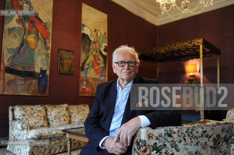 Pierre Cardin, stilista e designer, fotografato nella sua casa veneziana, Venezia 20 giugno 2009. ©Andrea Merola/Rosebud2