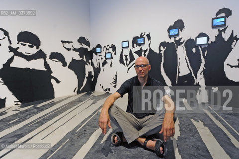 Padiglione Argentina: Meeting places, videoinstallazione di Augusto Zanela, alla dodicesima edizione della Biennale Architettura di Venezia, 28 agosto 2010.  ©Andrea Merola/Rosebud2