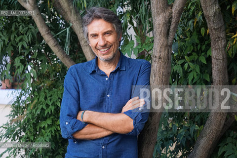 Il sociologo ed economista  italiano Mauro Magatti posa in una pausa degli incontri letterari di PordenoneLegge, 21 settembre 2018. ©Andrea Merola/Rosebud2