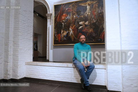 Il saggista e storyteller italiano Luca Scarlini a Venezia, per un ciclo di conferenze sul giovane Tintoretto, Gallerie dell’Accademia, Venezia 30 novembre 2018. ©Andrea Merola/Rosebud2