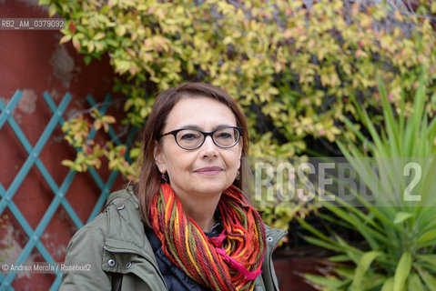 La psicoanalista junghiana e scrittrice veneziana Elisabetta Baldisserotto, Venezia 14 aprile 2019. ©Andrea Merola/Rosebud2