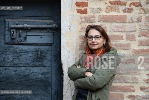 La psicoanalista junghiana e scrittrice veneziana Elisabetta Baldisserotto, Venezia 14 aprile 2019. ©Andrea Merola/Rosebud2