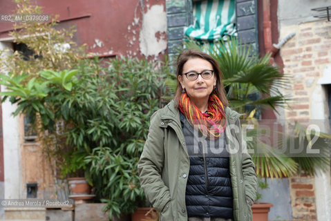 La psicoanalista junghiana e scrittrice veneziana Elisabetta Baldisserotto, Venezia 14 aprile 2019. ©Andrea Merola/Rosebud2