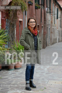 La psicoanalista junghiana e scrittrice veneziana Elisabetta Baldisserotto, Venezia 14 aprile 2019. ©Andrea Merola/Rosebud2