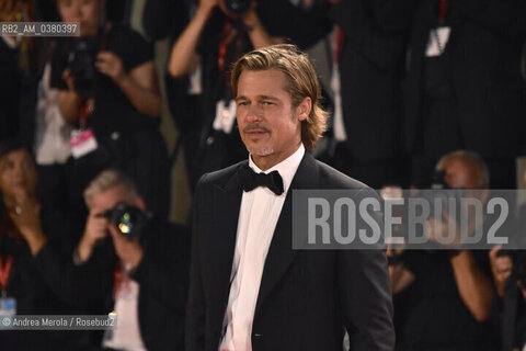 L’attore statunitense Brad Pitt alla 76° edizione della Mostra Internazionale d’Arte Cinematografica di Venezia, protagonista nel film “Ad Astra” del regista James Gray, 29 agosto 2019. ©Andrea Merola/Rosebud2