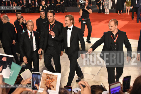 L’attore statunitense Brad Pitt alla 76° edizione della Mostra Internazionale d’Arte Cinematografica di Venezia, protagonista nel film “Ad Astra” del regista James Gray, 29 agosto 2019. ©Andrea Merola/Rosebud2