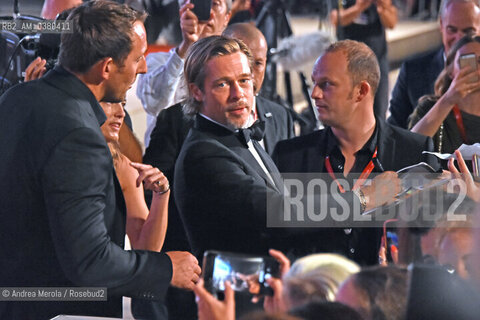 L’attore statunitense Brad Pitt alla 76° edizione della Mostra Internazionale d’Arte Cinematografica di Venezia, protagonista nel film “Ad Astra” del regista James Gray, 29 agosto 2019. ©Andrea Merola/Rosebud2