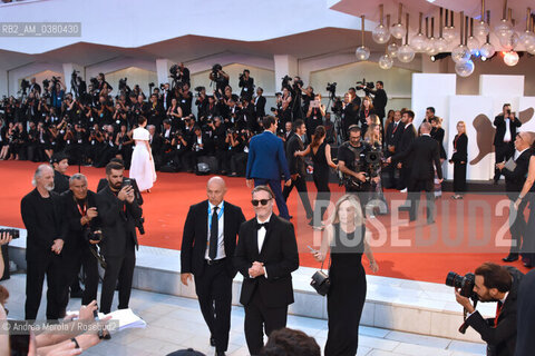 L’attore statunitense Joaquin Phoenix alla 76° edizione della Mostra Internazionale d’Arte Cinematografica di Venezia, protagonista nel film “Joker” del regista Todd Phillips, 31 agosto 2019. ©Andrea Merola/Rosebud2