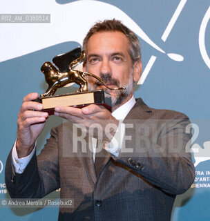 Il regista statunitense Todd Phillips Leone d’Oro alla 76° edizione della Mostra Internazionale d’Arte Cinematografica di Venezia con il film “Joker”, 7 settembre 2019. ©Andrea Merola/Rosebud2