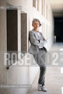 La scrittrice francese Marie-Aude Murail al festival di letteratura e poesia PordenoneLegge, 19 settembre 2019. ©Andrea Merola/Rosebud2