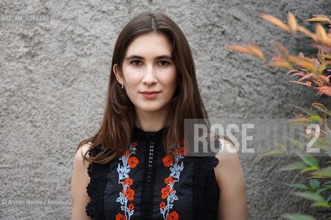 La scrittrice inglese Katherine Rundell al festival di letteratura e poesia PordenoneLegge, 19 settembre 2019. ©Andrea Merola/Rosebud2