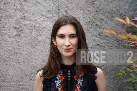 La scrittrice inglese Katherine Rundell al festival di letteratura e poesia PordenoneLegge, 19 settembre 2019. ©Andrea Merola/Rosebud2