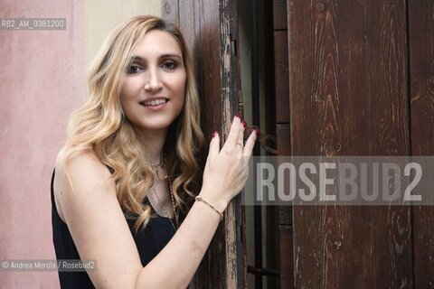 La poetessa italiana Isabella Leardini al festival di letteratura e poesia PordenoneLegge, 18 settembre 2019. ©Andrea Merola/Rosebud2