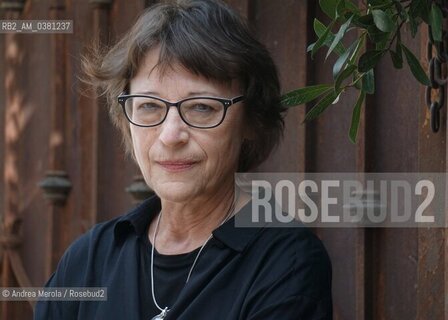 La scrittrice francocanadese Andrée A. Michaud al festival di letteratura e poesia PordenoneLegge, 19 settembre 2019. ©Andrea Merola/Rosebud2