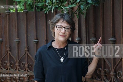 La scrittrice francocanadese Andrée A. Michaud al festival di letteratura e poesia PordenoneLegge, 19 settembre 2019. ©Andrea Merola/Rosebud2