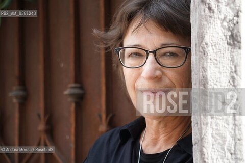 La scrittrice francocanadese Andrée A. Michaud al festival di letteratura e poesia PordenoneLegge, 19 settembre 2019. ©Andrea Merola/Rosebud2