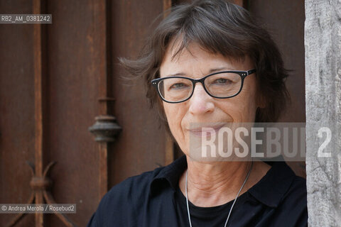 La scrittrice francocanadese Andrée A. Michaud al festival di letteratura e poesia PordenoneLegge, 19 settembre 2019. ©Andrea Merola/Rosebud2