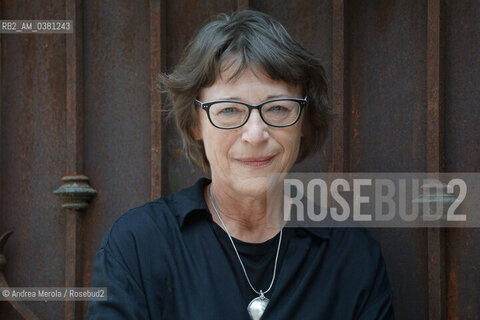 La scrittrice francocanadese Andrée A. Michaud al festival di letteratura e poesia PordenoneLegge, 19 settembre 2019. ©Andrea Merola/Rosebud2