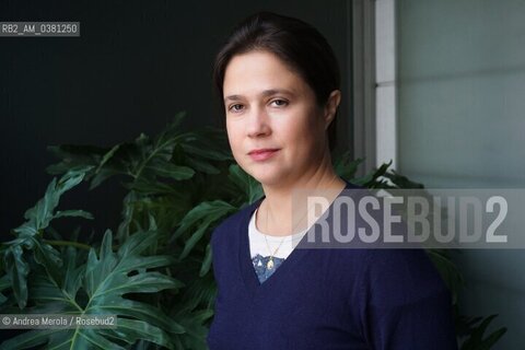 La scrittrice francese Stephanie Hochet al festival di letteratura e poesia PordenoneLegge, 20 settembre 2019. ©Andrea Merola/Rosebud2