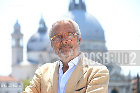 Roberto Cicutto, produttore e critico cinematografico, neo presidente della Biennale di Venezia, posa sulla terrazza di Cà Giustinian, Venezia, 28 luglio 2020. ©Andrea Merola/Rosebud2