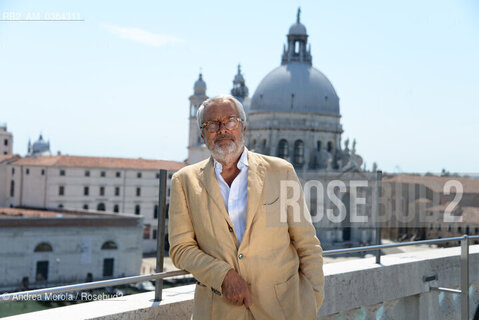 Roberto Cicutto, produttore e critico cinematografico, neo presidente della Biennale di Venezia, posa sulla terrazza di Cà Giustinian, Venezia, 28 luglio 2020. ©Andrea Merola/Rosebud2