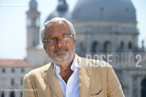 Roberto Cicutto, produttore e critico cinematografico, neo presidente della Biennale di Venezia, posa sulla terrazza di Cà Giustinian, Venezia, 28 luglio 2020. ©Andrea Merola/Rosebud2