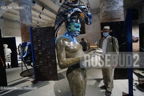 Una panoramica sulle installazioni allestite all’interno delle Corderie, all’Arsenale di Venezia, per la diciassettesima edizione di Biennale Architettura, diretta dall’architetto di origine libanese Hashim Sarkis .sul tema “How will We live Together “.                         . ©Andrea Merola/Rosebud2