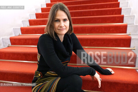 La scrittrice statunitense Heddi Goodrich al festival letterario “Incroci di Civiltà”, Venezia 5 novembre 2021. ©Andrea Merola/Rosebud2