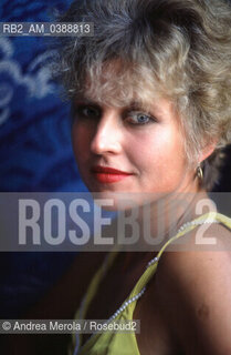 L’attrice tedesca Hanna Schygulla al Festival del Cinema di Venezia, agosto 1982. ©Andrea Merola/Rosebud2