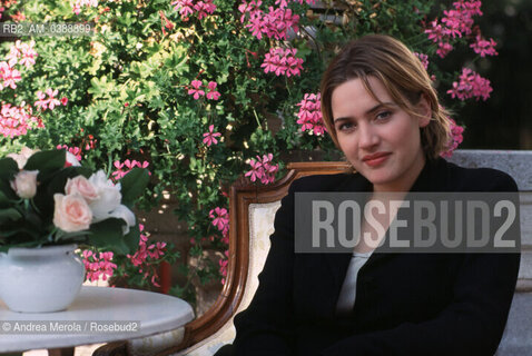 L’ attrice britannica Kate Winslet al Festival del Cinema di Venezia, 6 settembre 1999. ©Andrea Merola/Rosebud2