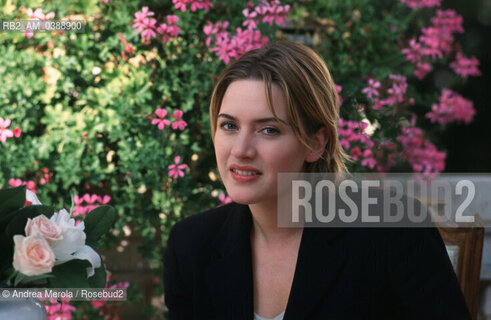 L’ attrice britannica Kate Winslet al Festival del Cinema di Venezia, 6 settembre 1999. ©Andrea Merola/Rosebud2