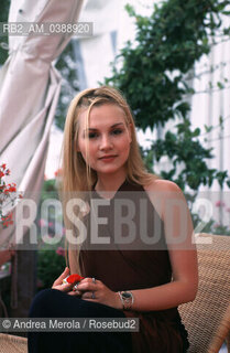 L’ attrice statunitense Rachel Miner al Festival del Cinema di Venezia, 30 agosto 2001. ©Andrea Merola/Rosebud2