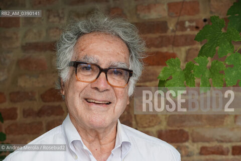 Lo storico italiano Carlo Ginzburg in una pausa del festival di letteratura Incroci di Civiltà a Venezia, 25 maggio 2022. ©Andrea Merola/Rosebud2