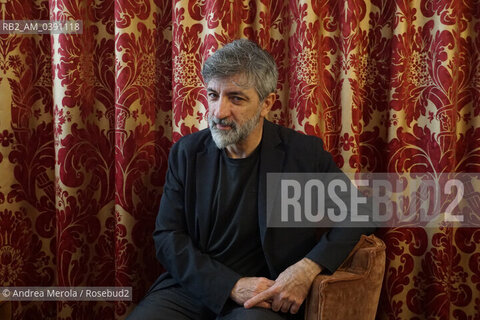 Antonio Pascale, finalista alla 60°edizione del premio letterario Campiello col romanzo  La Foglia di Fico, storie di alberi, foglie, uomini  ( Einaudi ), Venezia 3 settembre 2022. ©Andrea Merola/Rosebud2