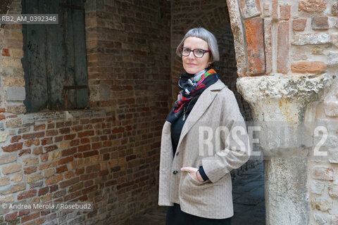 La scrittrice e attrice teatrale slovacca Jana Karsaiova  al Festival Internazionale di Letteratura “Incroci di Civiltà”, sedicesima edizione, Venezia 29 marzo 2023. ©Andrea Merola/Rosebud2