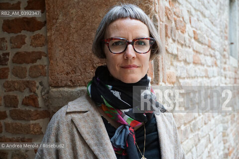 La scrittrice e attrice teatrale slovacca Jana Karsaiova  al Festival Internazionale di Letteratura “Incroci di Civiltà”, sedicesima edizione, Venezia 29 marzo 2023. ©Andrea Merola/Rosebud2