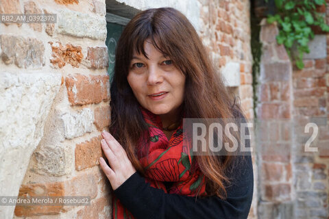 La scrittrice e drammaturga italiana Laura Forti al Festival Internazionale di Letteratura “Incroci di Civiltà”, sedicesima edizione, Venezia 29 marzo 2023. ©Andrea Merola/Rosebud2