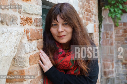 La scrittrice e drammaturga italiana Laura Forti al Festival Internazionale di Letteratura “Incroci di Civiltà”, sedicesima edizione, Venezia 29 marzo 2023. ©Andrea Merola/Rosebud2